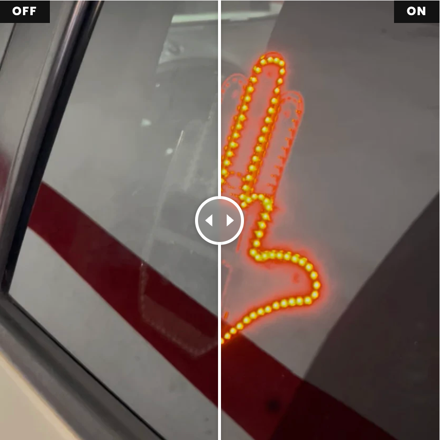 GestuGlow - LED Finger Light for Cars